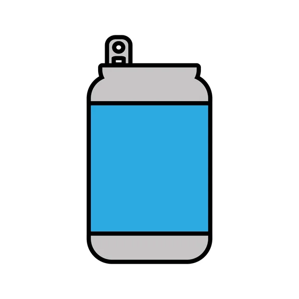 Frisdrank drinken drank geïsoleerde pictogram — Stockvector