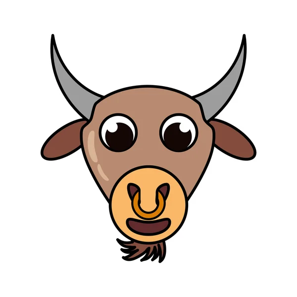 Capa animal granja aislado icono — Vector de stock