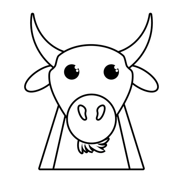 Capa animal granja aislado icono — Vector de stock