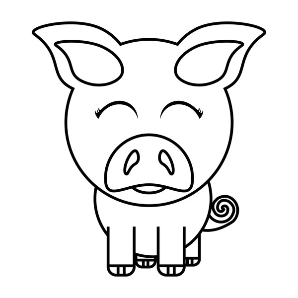 Свиноферма — стоковый вектор