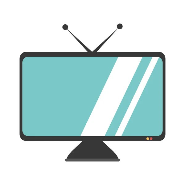 Tv plasma isolato icona — Vettoriale Stock