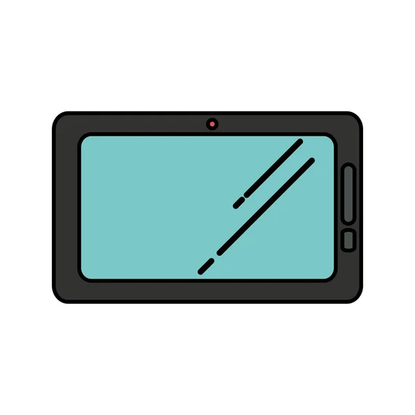 Tablett teknik isolerade ikonen — Stock vektor