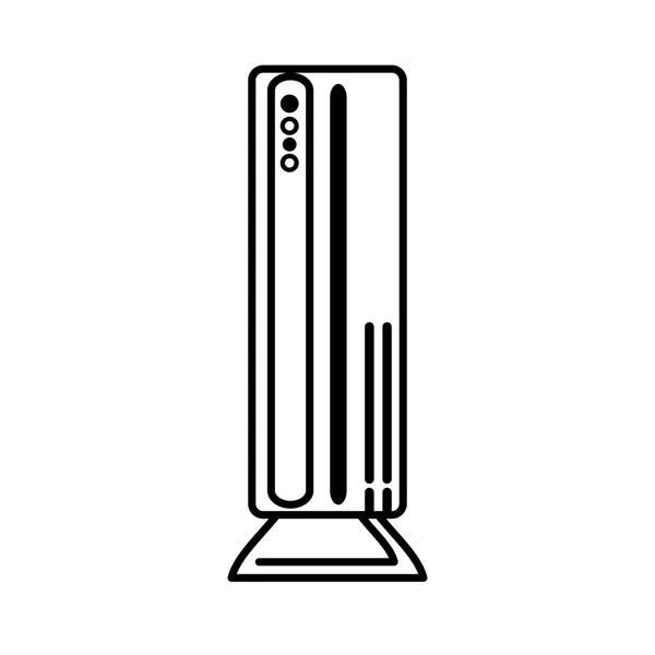 Altavoz dispositivo de sonido aislado icono — Archivo Imágenes Vectoriales