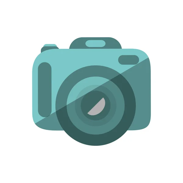 Icona isolata dispositivo fotocamera fotografica — Vettoriale Stock