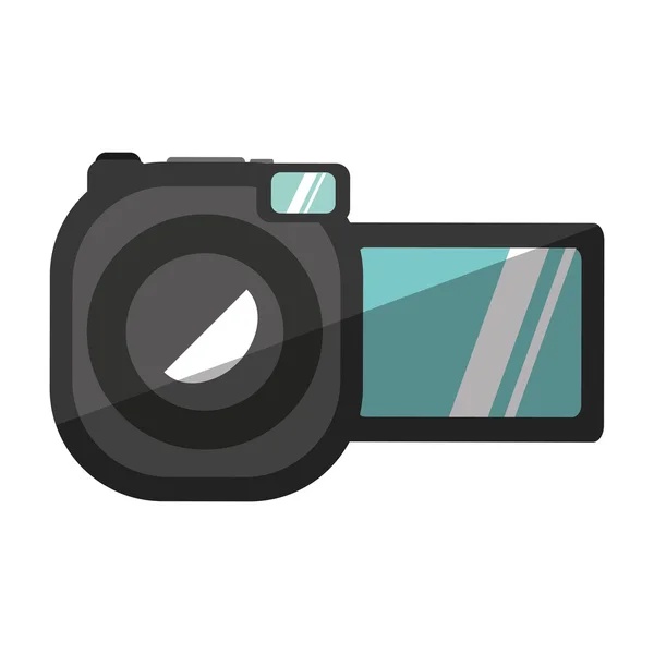 Geïsoleerde apparaatpictogram videocamera — Stockvector