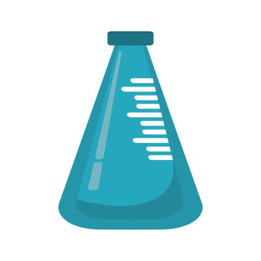 tüp testi tıbbi izole simgesi