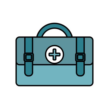 çanta izole simgesi