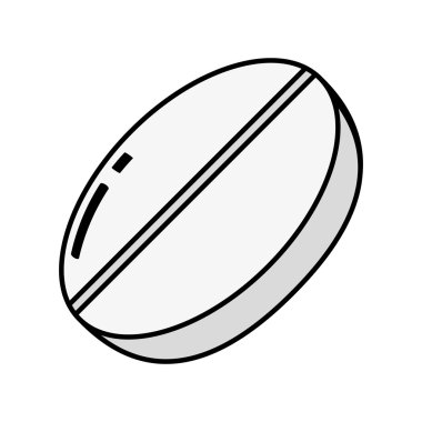 tıp uyuşturucu izole simgesi