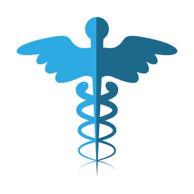 tıbbi simge izole simgesi