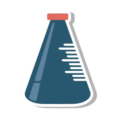 tüp testi tıbbi izole simgesi