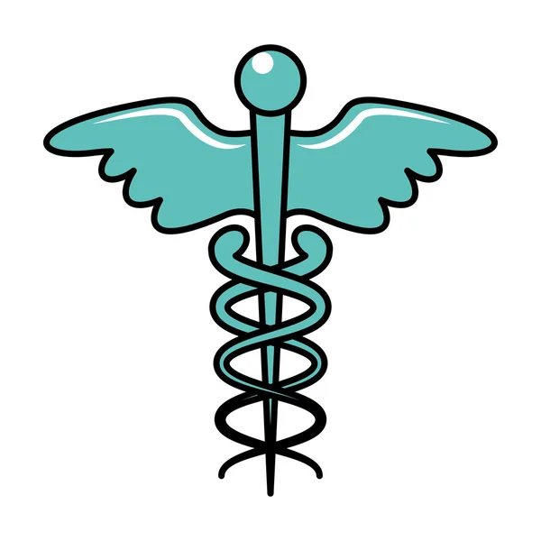 Símbolo médico icono aislado — Vector de stock