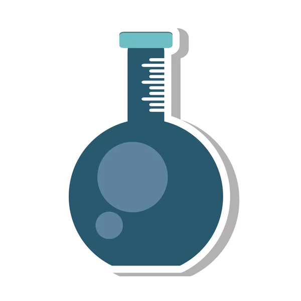 Tube test medical isolated icon — ストックベクタ