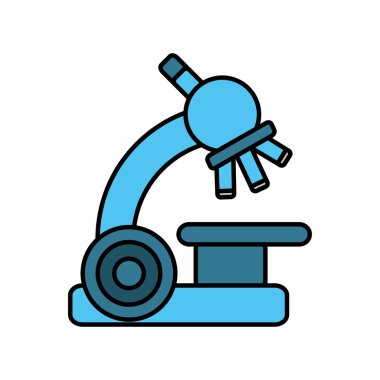 mikroskop aygıtı izole simgesi