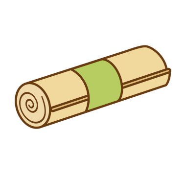 havlu spa izole simgesi