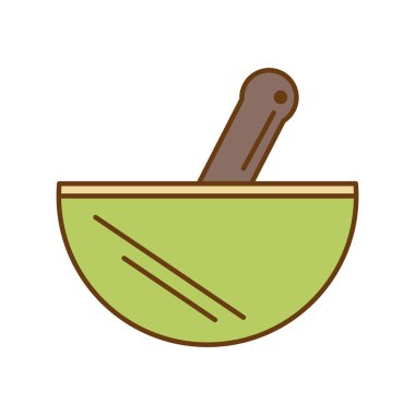 değirmeni spa izole simgesi