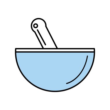 değirmeni spa izole simgesi