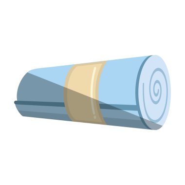 havlu spa izole simgesi