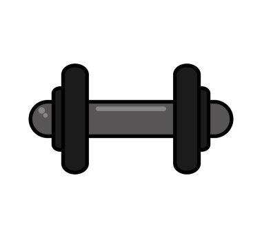 ağırlık kaldırma ekipmanları izole simgesi
