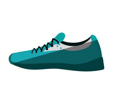 Tenis ayakkabıları spor izole simgesi