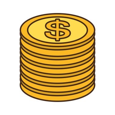 sikke para izole simgesi