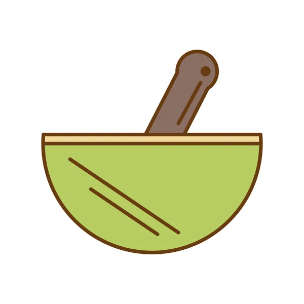 Molino spa aislado icono — Vector de stock