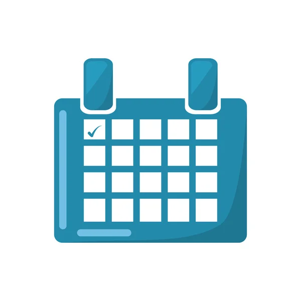 День нагадування календаря ізольована піктограма — стоковий вектор