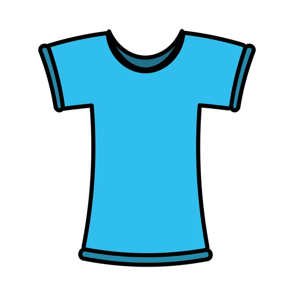 Sport shirt geïsoleerde pictogram — Stockvector