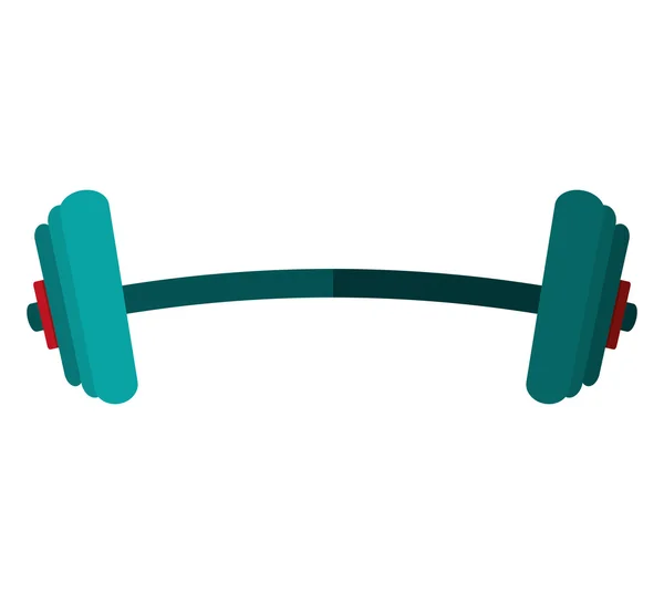 Weight lifting equipment isolated icon — Stockový vektor