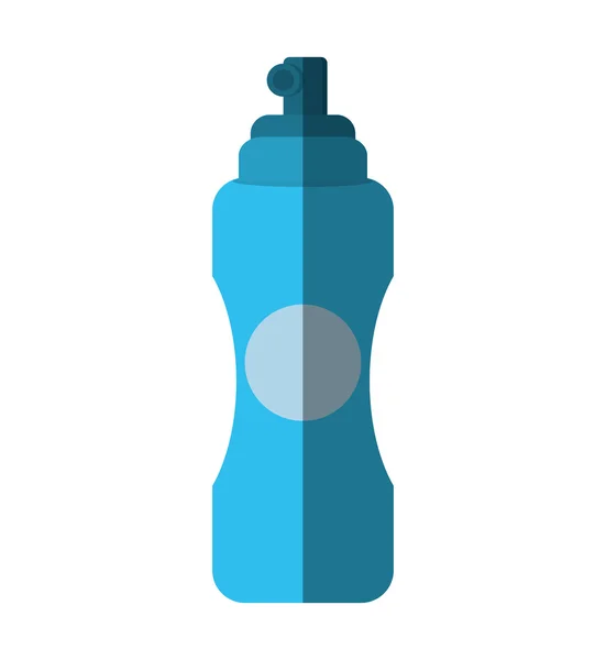 Bottle drink gym isolated icon — Stock Vector