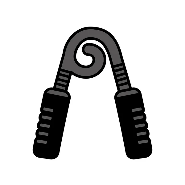 Ikona urządzenia siłowni chwytaka — Wektor stockowy