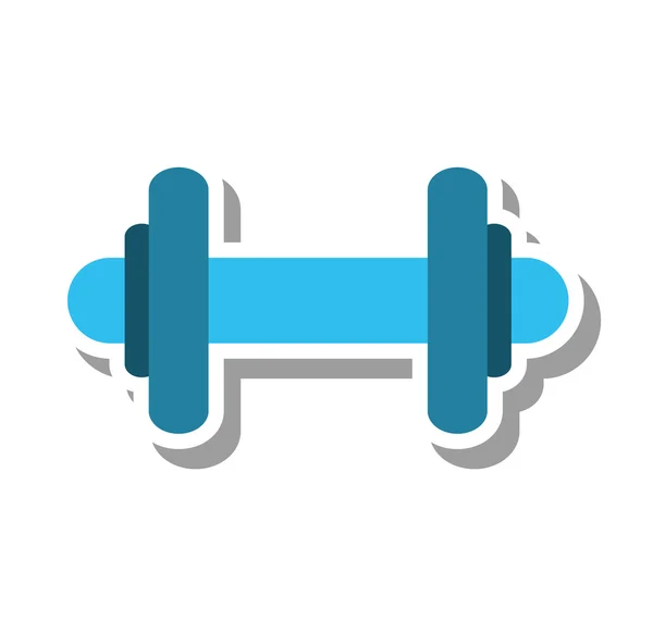 Weight lifting equipment isolated icon — Διανυσματικό Αρχείο