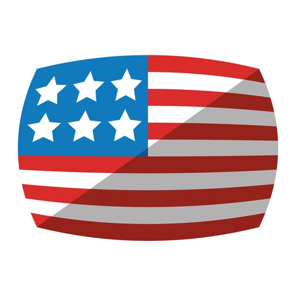 United States of america flag icon — стоковый вектор