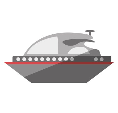 Yat lüks taşıma izole simgesi