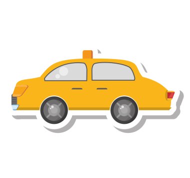 Taksi Araç Servisi genel izole simgesini