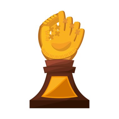 Beyzbol kupa Şampiyonası izole simgesi