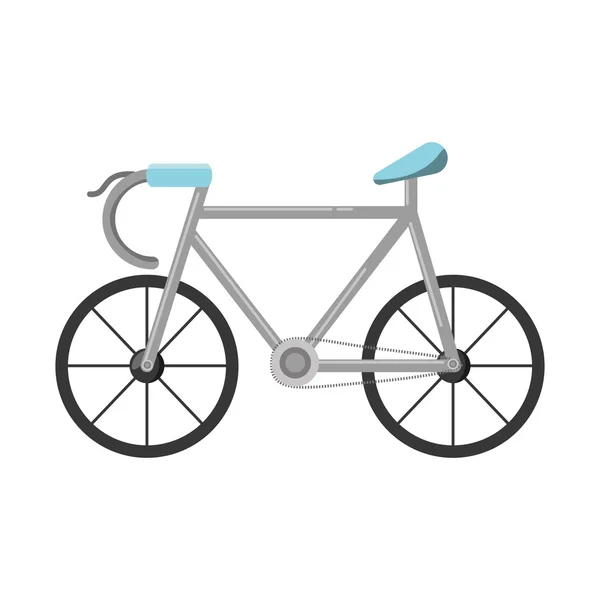 Bicicleta vehículo aislado icono — Archivo Imágenes Vectoriales