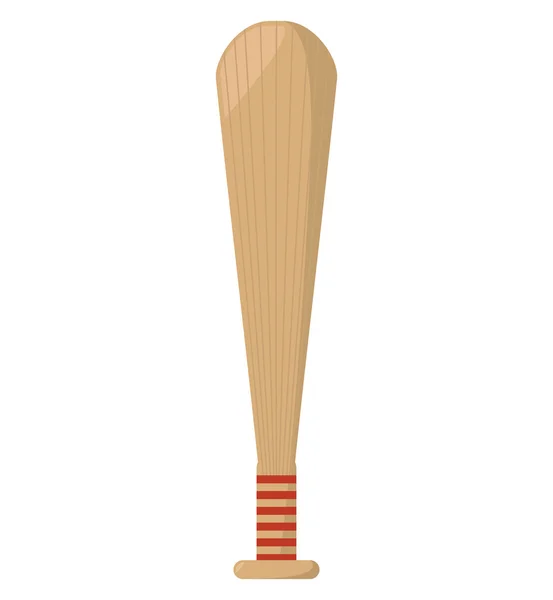 Batte de baseball icône isolée — Image vectorielle