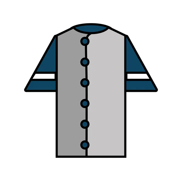 Camisa uniforme ícone da equipe de beisebol —  Vetores de Stock