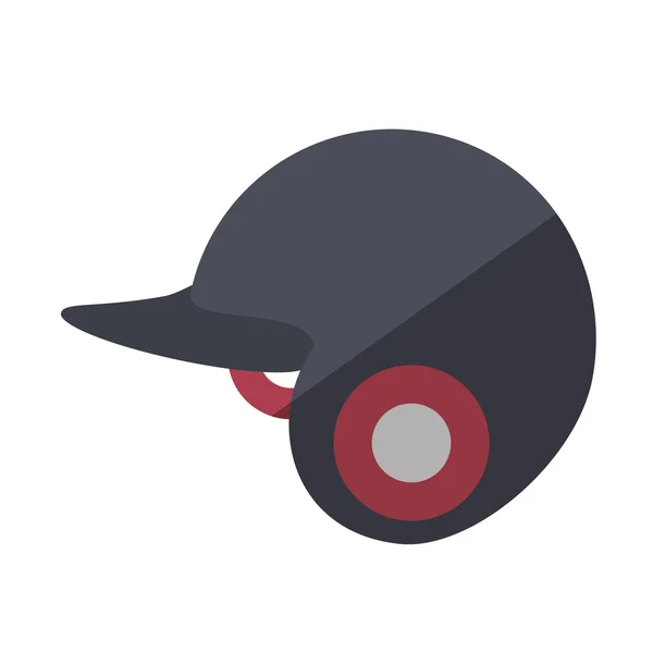 Baseball sisak berendezések egységes ikon — Stock Vector