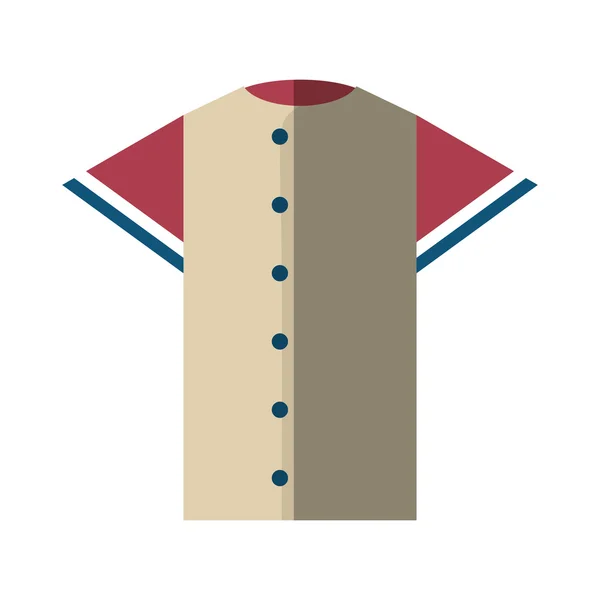 Shirt uniform baseball team icon — Stockový vektor