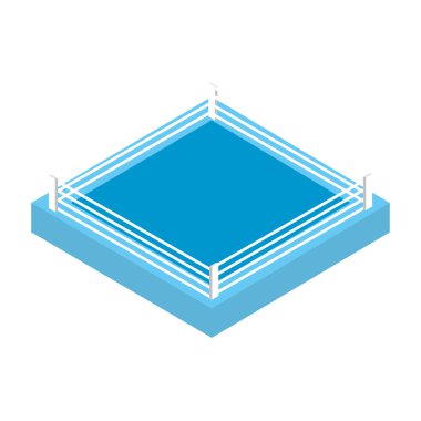 boks halka izole simgesi