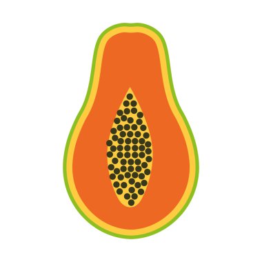 papaya tropik meyve simgesi