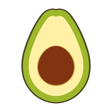 Avokado sebze sağlıklı simge