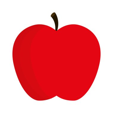 elma taze meyve izole simgesi