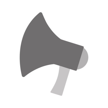 megafon iletişim izole simgesi