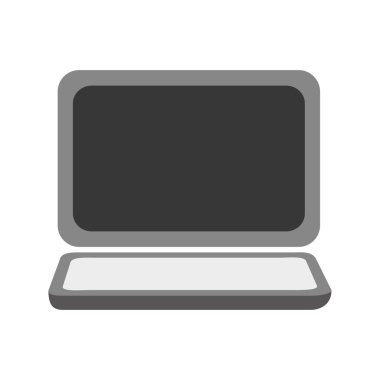 dizüstü bilgisayar taşınabilir aygıtı izole edilmiş simge