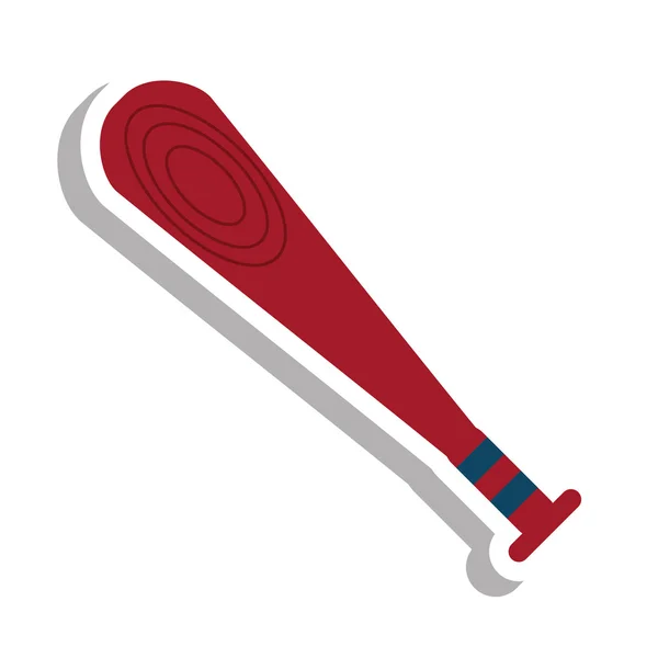 Baseball bat elszigetelt ikon — Stock Vector