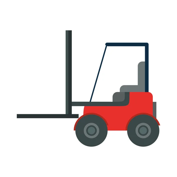 Transporte de entrega de vehículos de carretilla elevadora — Vector de stock