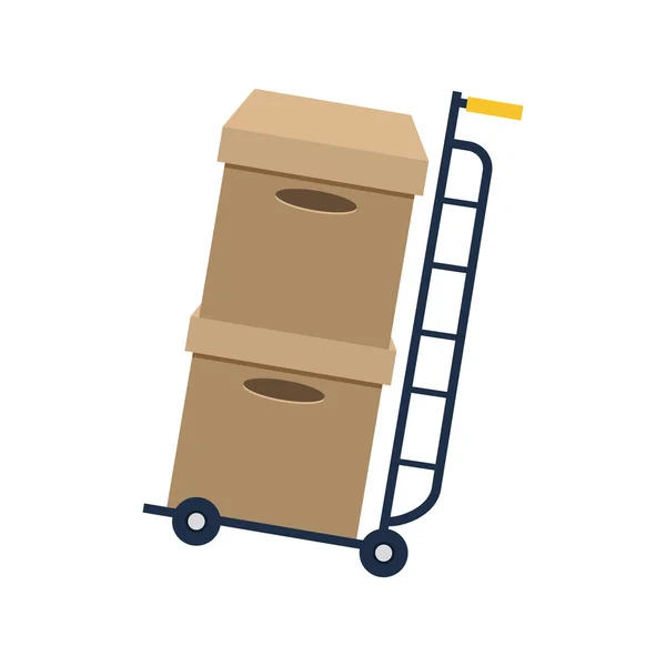 Cart delivery service icon — ストックベクタ