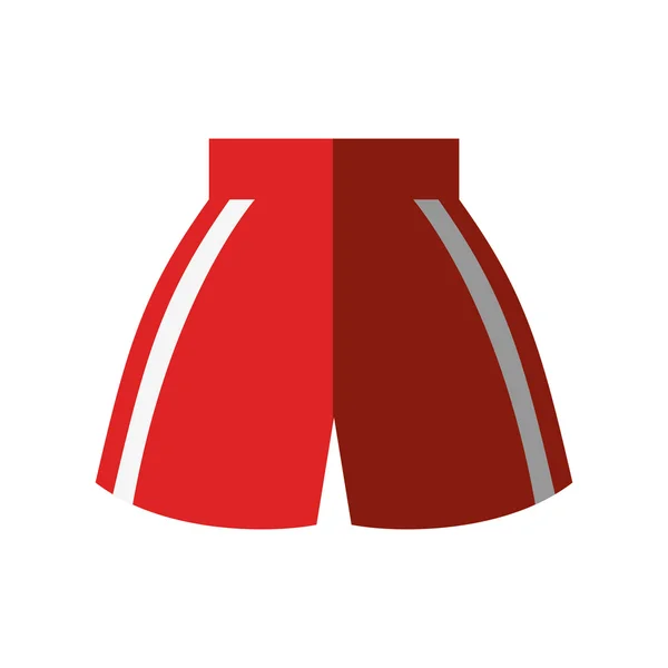 Boxing shorts uniform isolated icon — Stock vektor